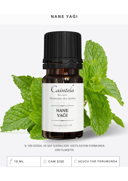 Nane Yağı 10 ml – Cildinizin Beslenmesine Yardımcı, %100 Doğal ve Saf