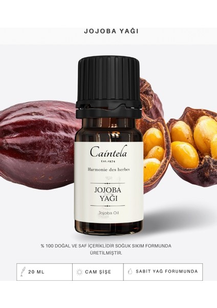 Jojoba Yağı – %100 Doğal ve Saf, Saçların Yumuşak ve Parlak Görünmesine Yardımcı