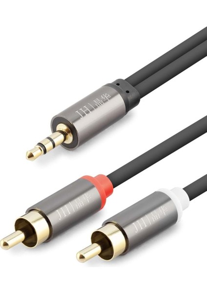 3.5 mm To 2rca Kablo 2lıne Gold 1.5m Siyah HDX1067