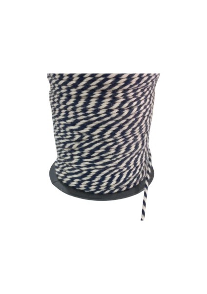 Bileklik Ipi, Hediye Paketleme Ipi, Şans, Bereket, Aşk, Şifa, Güç 1 mm Pamuk 1 Metre Lacivert