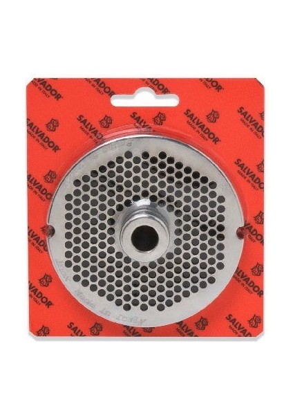 Salvador Inox Paslanmaz Kıyma Makinesi Aynası, Ağızı 12 No - 8 mm