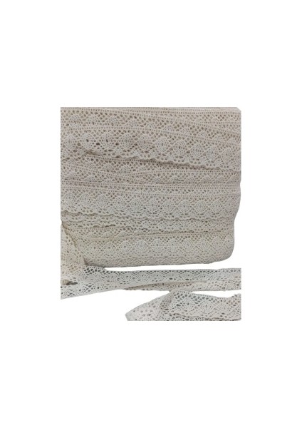 Kopanaki Dantel En 4 cm Krem 5 Metre