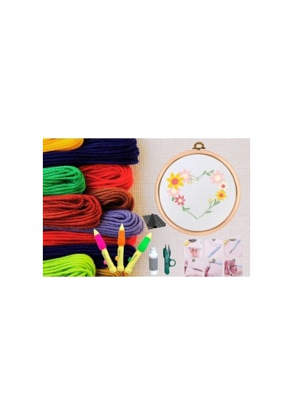 Punch Seti Nakış Seti Kasnaklı Kendin Yap Seti Seri 114