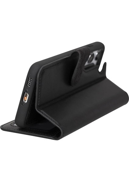 Samsung Galaxy S23 Uyumlu Deri Cüzdanlı Kılıf Rst1 Siyah fiyatları