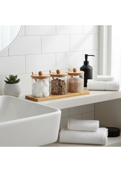 Bambu Standlı 3&apos;lü Cam Baharatlık, Borasilikat, Baharat Seti - Şık ve Fonksiyonel Bambu Standlı - Mutfakta Düzeni ve Lezzeti Bir Arada Yaşayın! modelleri