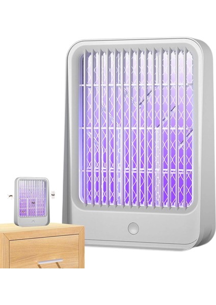 Elektrikli Sinek Kovucu USB Şarjlı Sessiz ve Etkili LED Işıklı Kapan