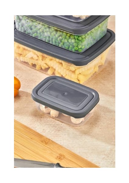 5’li Buzdolabı Saklama Kabı Seti – Sızdırmaz, Gıda Koruyucu, Şeffaf Dikdörtgen Organizer, Istiflenebilir – Buzdolabı/dolap fiyatları