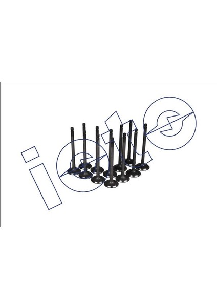 Subap Takımı 8 In + 4 Ex (Nitrasyonlu) Mazda B2500 Ford Ranger Wl 2.5 12V In (32.8*7*111.8) Ex (35.7 *7*111.8)