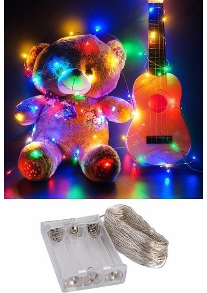 Pilli Dekoratif LED Işık 3 Metre (Rgb) Gaming Aydınlatma