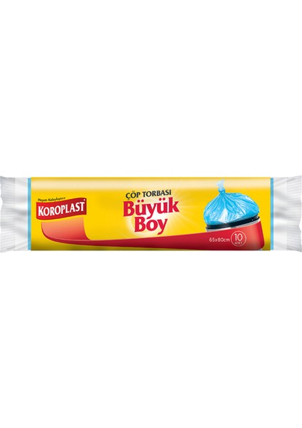 Büyük Boy Çöp Torbası 10'lu