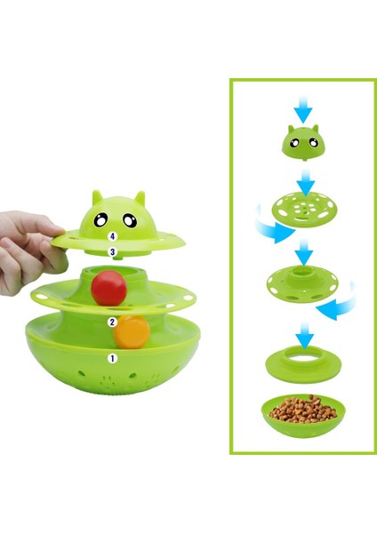 Mama Ödül Hazneli Hacı Yatmaz Kedi Köpek Oyuncağı