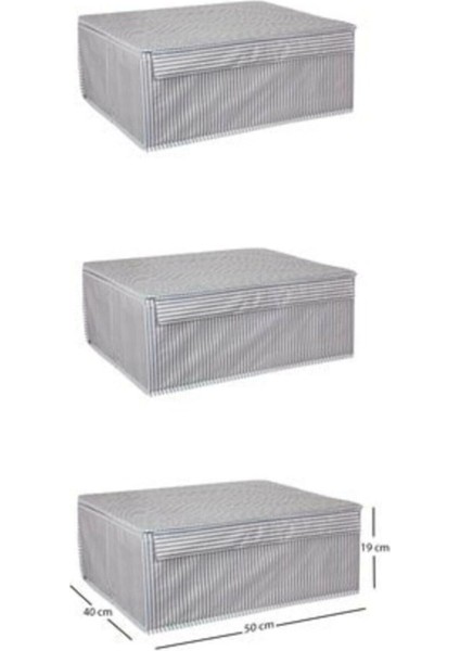 Baza Altı Boy Çok Amaçlı Düzenleyici Kutu Organizer Cırt Cırtlı Hurç 19CM x 40CM x 50CM (10 Adet) modelleri