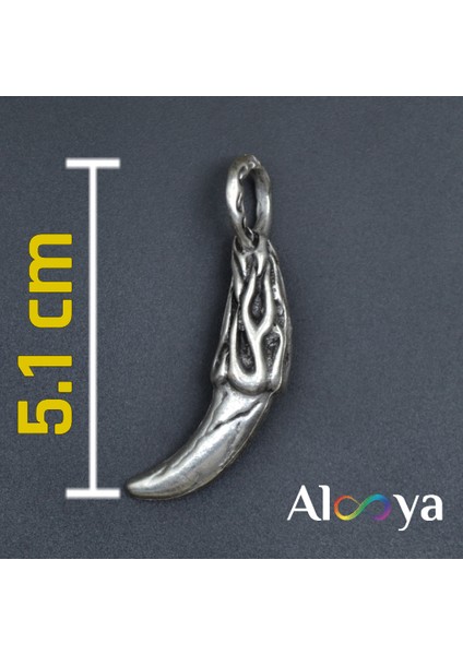 Kurt Dişi Gümüş Kaplama Kolye Ucu fiyatları