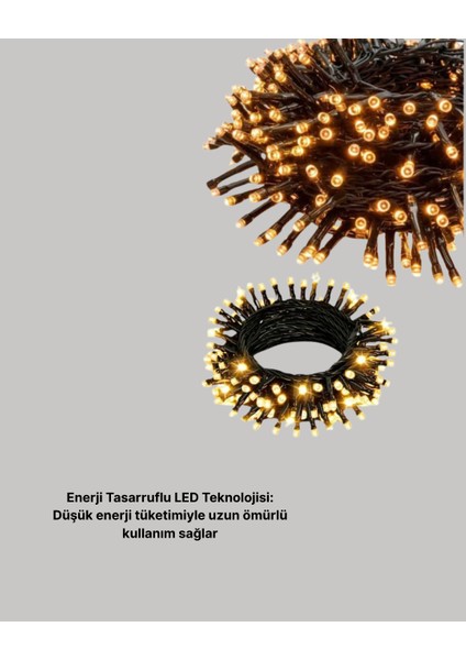 Animasyonlu LED Işıklı 10 Metre Uzaktan Kumandalı Dekoratif Işık - BI001V-4Z0088 modelleri