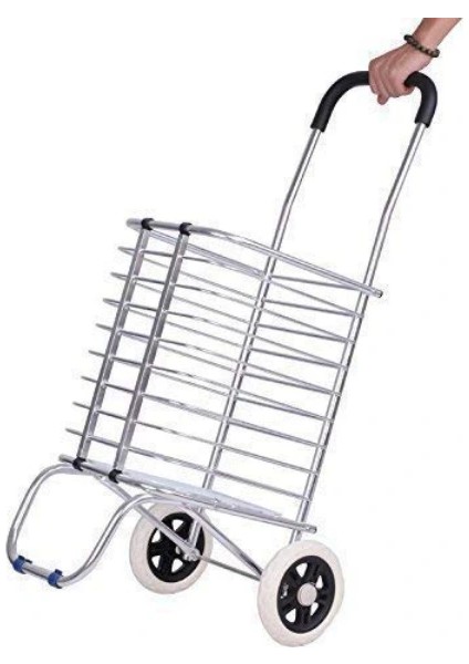 Katlanabilir Taşınabilir Alışveriş ve Taşıma Arabası