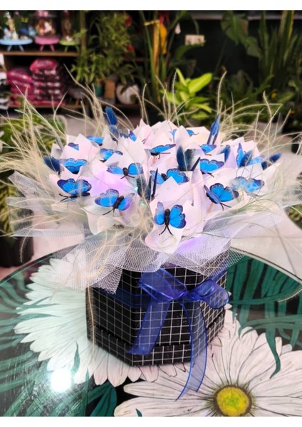 Kelebek Hediyelik Peri Ledli Sevdiklerinize Özel Gün Hediyesi modelleri