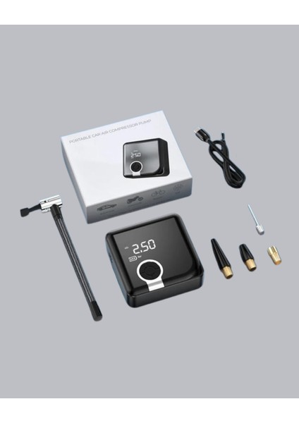 Dijital Ekranlı Taşınabilir Akıllı Araç Hava Kompresörü - BI001V-4YZU37 fiyatları