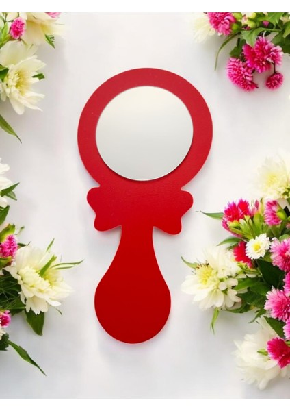 Dktt Tasarım Ahşap El Aynası