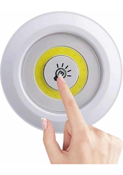 Kablosuz Pilli Işıldak Masa Lambası Mutfak Tezgah Altı Banyo Dolabı Dolap Iç - BI001V-4YYEL indirimleri