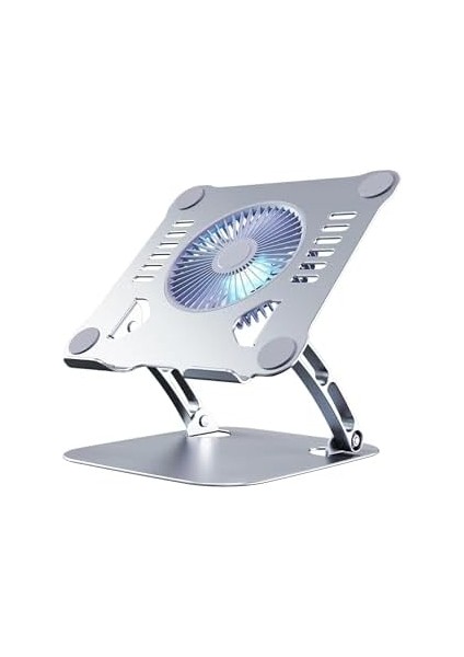 Dizüstü Bilgisayar Standı, Ayarlanabilir Yükseklik, Soğutucu Fanlı, Alüminyum, Gümüş fiyatları