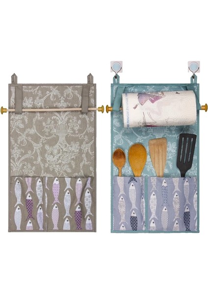 Çok Amaçlı Ahşap Kulplu Mutfak Peçete Askılığı ve Kaşıklık modelleri