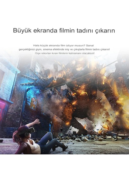 Shinecon SC-G04E 3D Sanal Gerçeklik Gözlüğü - Siyah fırsatları