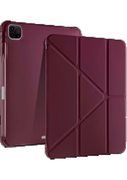 iPad Air 13 (2024) Kılıf Kalemlikli Mars Tablet Kılıfı - MOR-(5796) - BI001V-4YG3U8