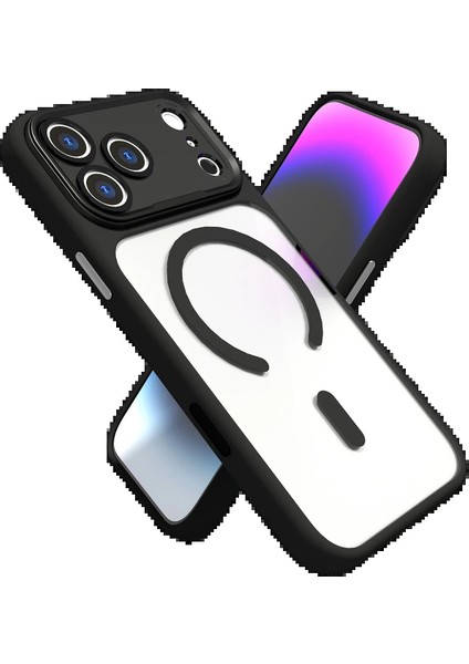 Apple iPhone 17 Pro Hazar Magsafe Kapak - Siyah