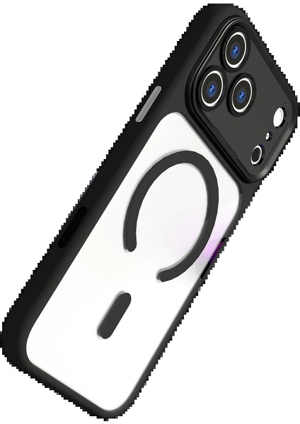 Apple iPhone 17 Pro Hazar Magsafe Kapak - Siyah modelleri