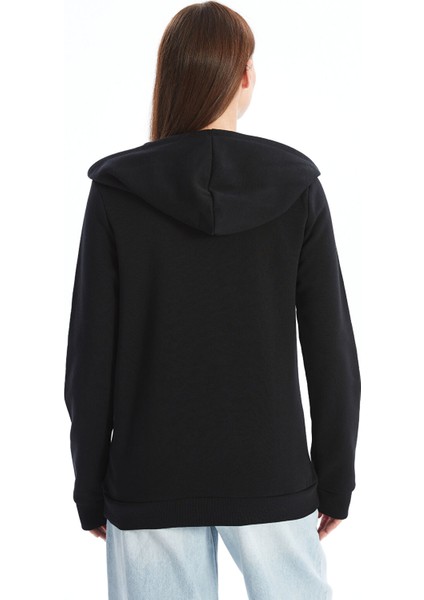 Yeni Sezon Kapüşonlu Kadın Kalın Fermuarlı Sweatshirt fırsatları