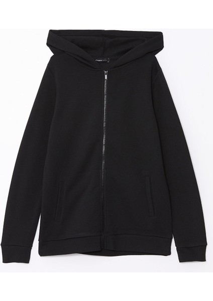 Yeni Sezon Kapüşonlu Kadın Kalın Fermuarlı Sweatshirt indirimleri