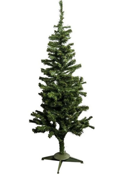 Yılbaşı Ağacı 150 Cm, Yeşil, Şık ve Doğal Görünüm, Dekoratif Süsleme Için Ideal