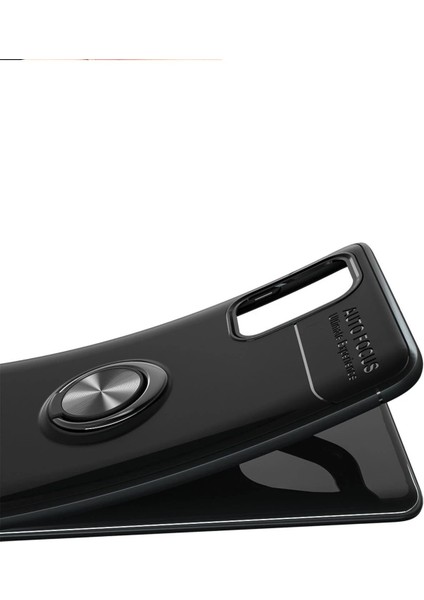 Samsung Galaxy M31S Kılıf Range Yüzüklü Silikon - MAVI-(5796) - ME001W-512WD2 modelleri