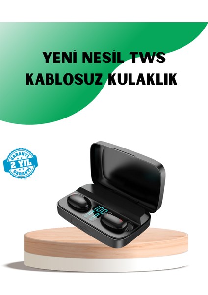 Yüksek Ses Kaliteli A10S Tws Bluetooth 5.0 Kablosuz Kulaklık - BI001V-4YZ341