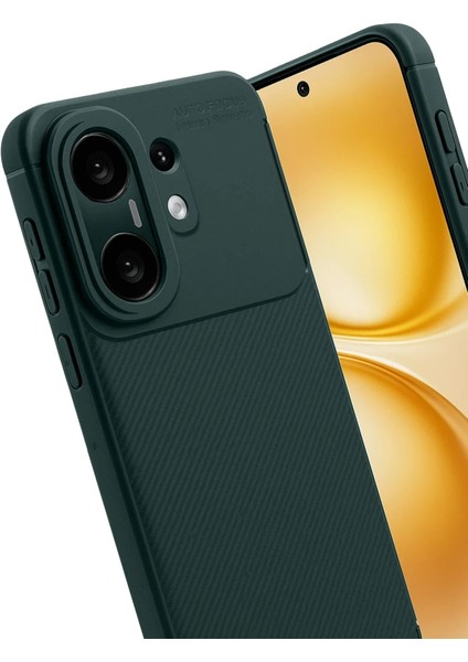 Vivo X200 Fe Auto Focus Karbon Kapak - Koyu YEŞIL-(5796) - BI001V-4YGAA5