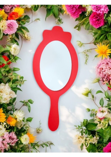 Dktt Tasarım Ahşap El Aynası