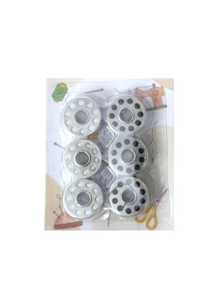 Masura Ipli 6'lı Metal Siyah-Beyaz modelleri