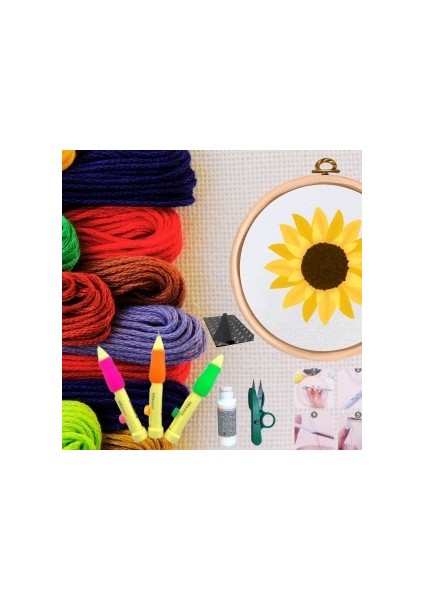 Punch Seti Nakış Seti Kasnaklı Kendin Yap Seti Seri 39