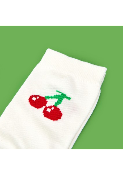 Soft Cherry Çorap - Ekru modelleri
