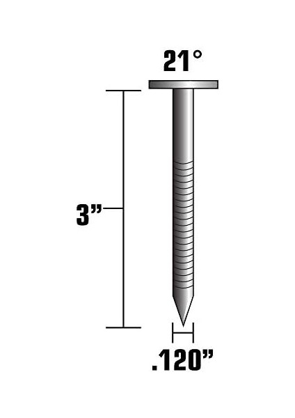Hpt 3 Inç 21 Derece Pnömatik Çiviler | 1.000 Adet | 20302SHPT modelleri