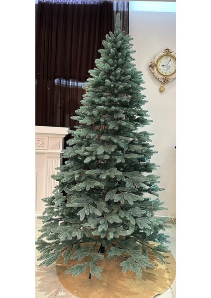 İthal Lüks Yılbaşı Ağacı 230 cm ( Pudra Yeşil ) 2232 Dal.