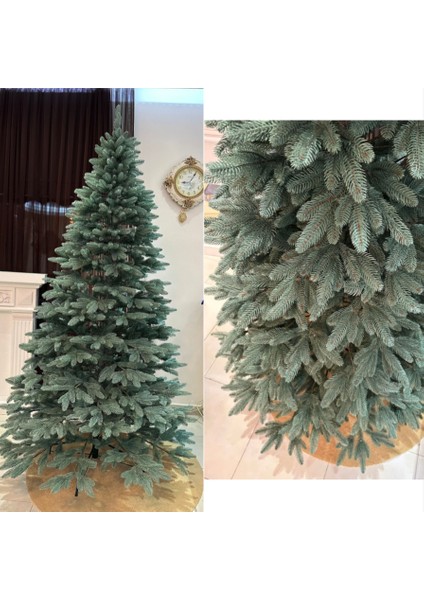 İthal Lüks Yılbaşı Ağacı 230 cm ( Pudra Yeşil ) 2232 Dal. modelleri