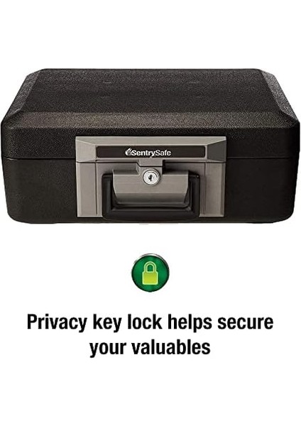 Tuş Kilidi ile Yanmaz Kasa, Para, Takı, Belgeler, 0,25 Fit Küp, 6,3 x 15,3 x 12,1 Inç, 1160 fiyatları