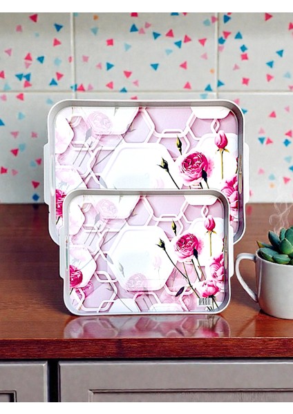 Tepsi Plastik Büyük Küçük Boy Ikili Tepsi Çay Kahve Tepsi sunum tepsisi fiyatları