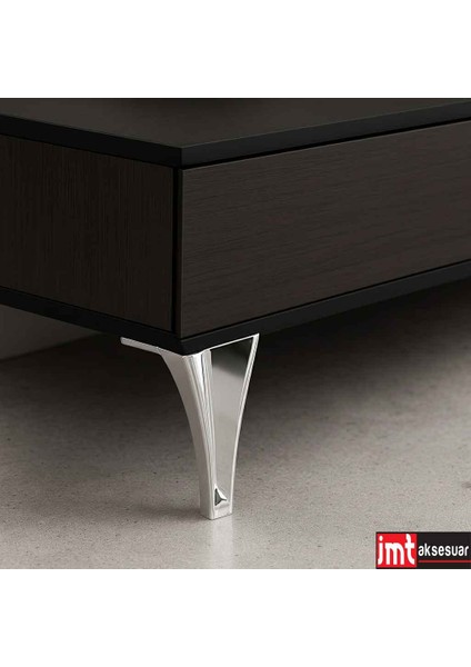 Pera 19 cm Krom Mobilya Koltuk Yatak Odası Tv Ünitesi Dolap Konsol ve Sehpa Ayağı fırsatları