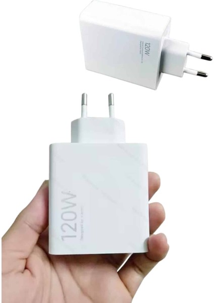 Type C Yüksek Hızlı Şarj Aleti Beyaz 120W Ultra Uzun Ömürlü - BI001V-4YY5G4 fırsatları