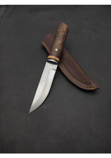 Pukko Kamp Outdoor Bıçağı El Yapımı Paslanmaz Çelik Kılıflı Bıçak Renkli