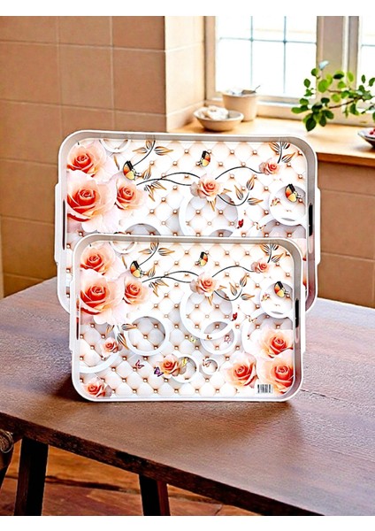 Tepsi Plastik Büyük Küçük Boy Ikili Tepsi Çay Kahve Tepsi sunum tepsisi fiyatları