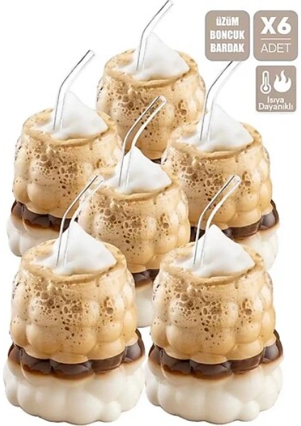 Üzüm Bardak Seti (60 Ml) - 6 Adet