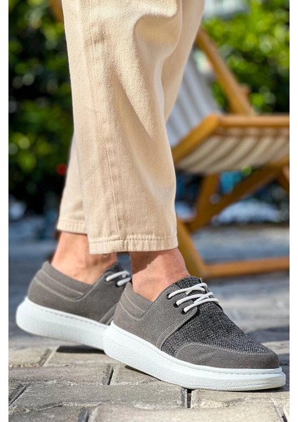 KB-042 Kuback Bağcıklı Gri Günlük Erkek Ayakkabı fırsatları